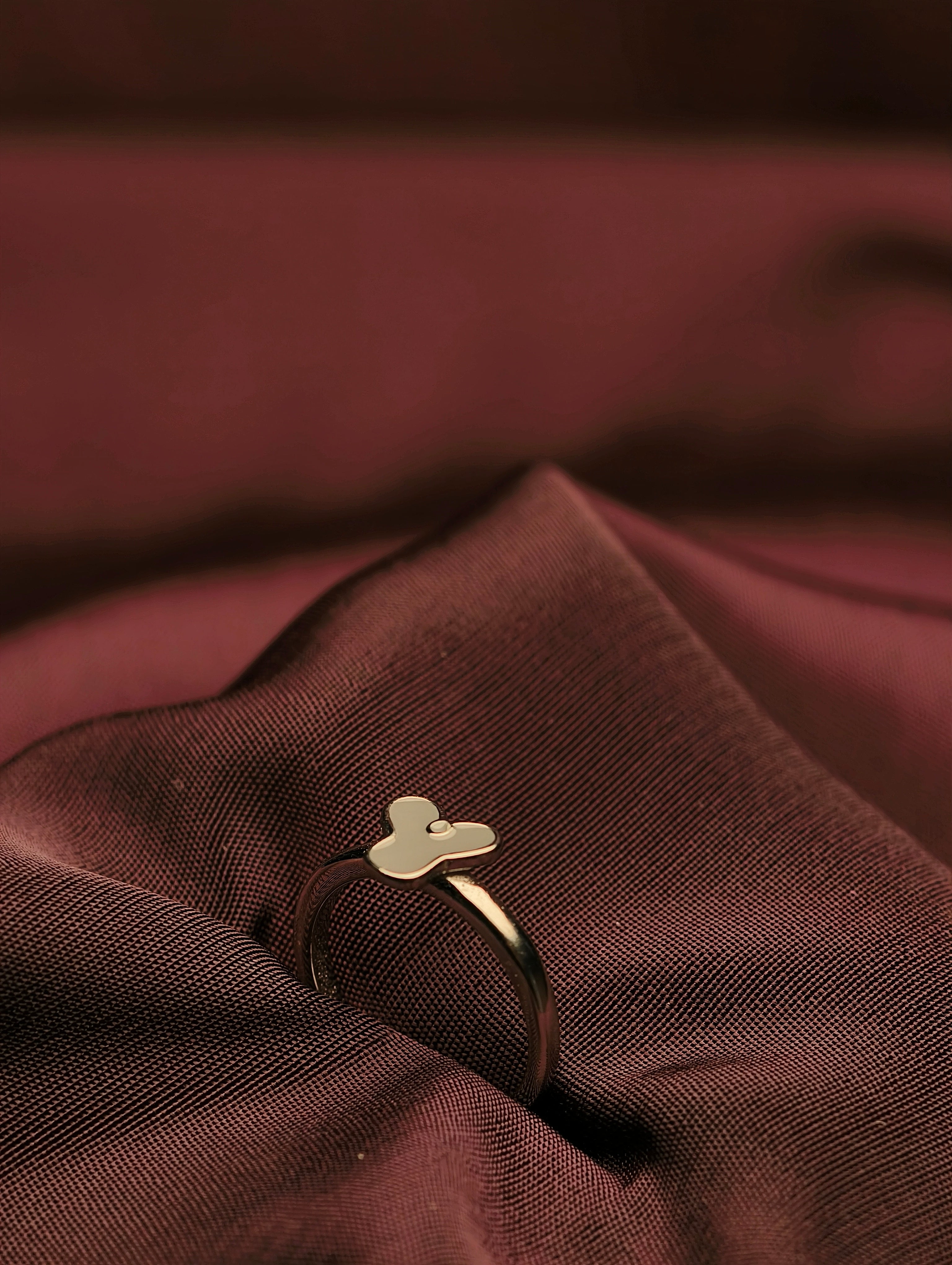 Olive Blossom Minimalist Baby Ring