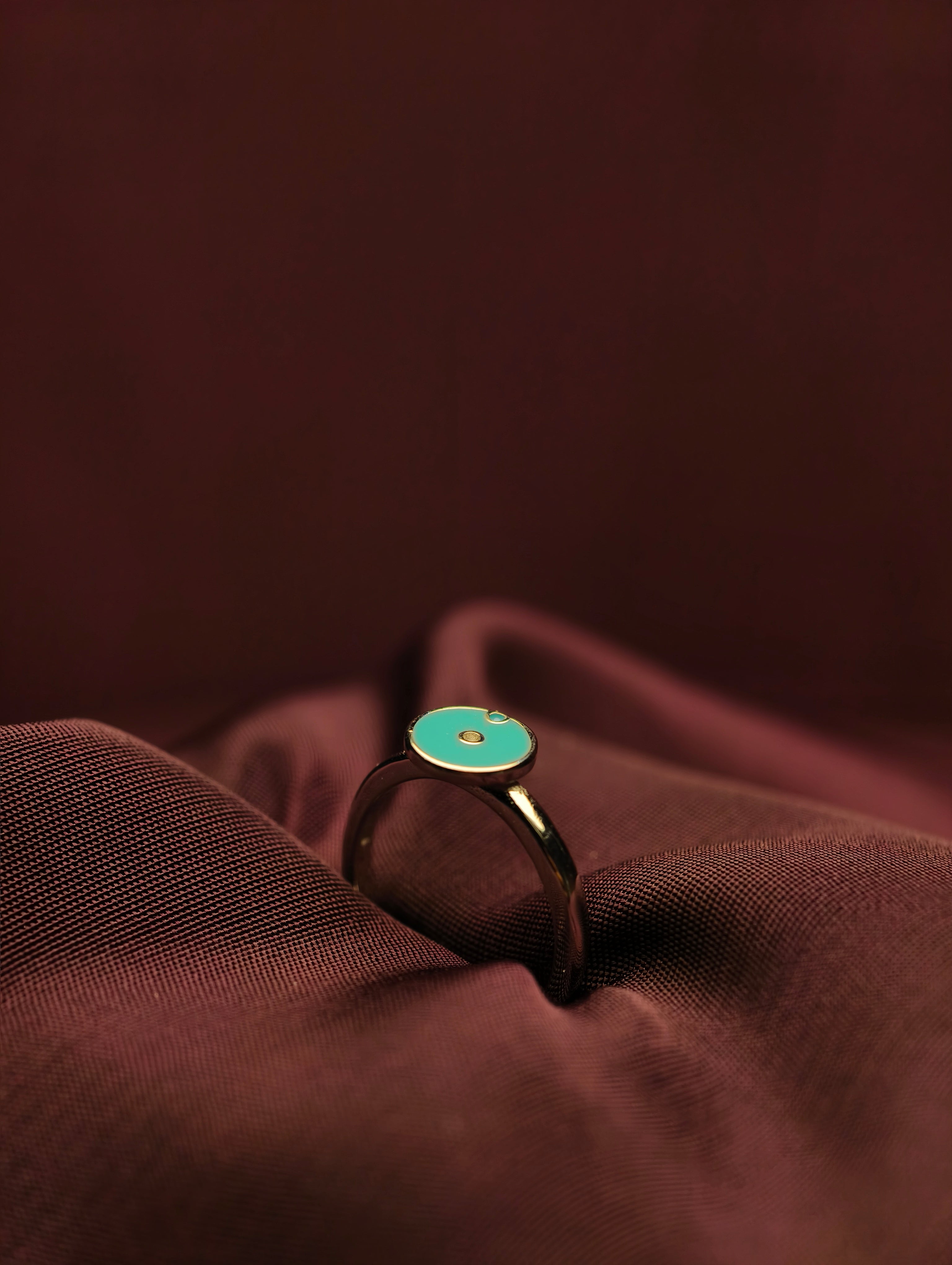 Sterling Silver Turquoise Minimalist Baby Ring