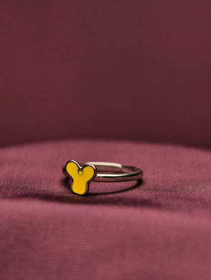 Sterling Silver Winnie-the-Pooh Silhouette Baby Ring