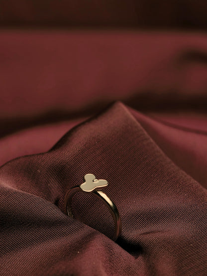 Olive Blossom Minimalist Baby Ring