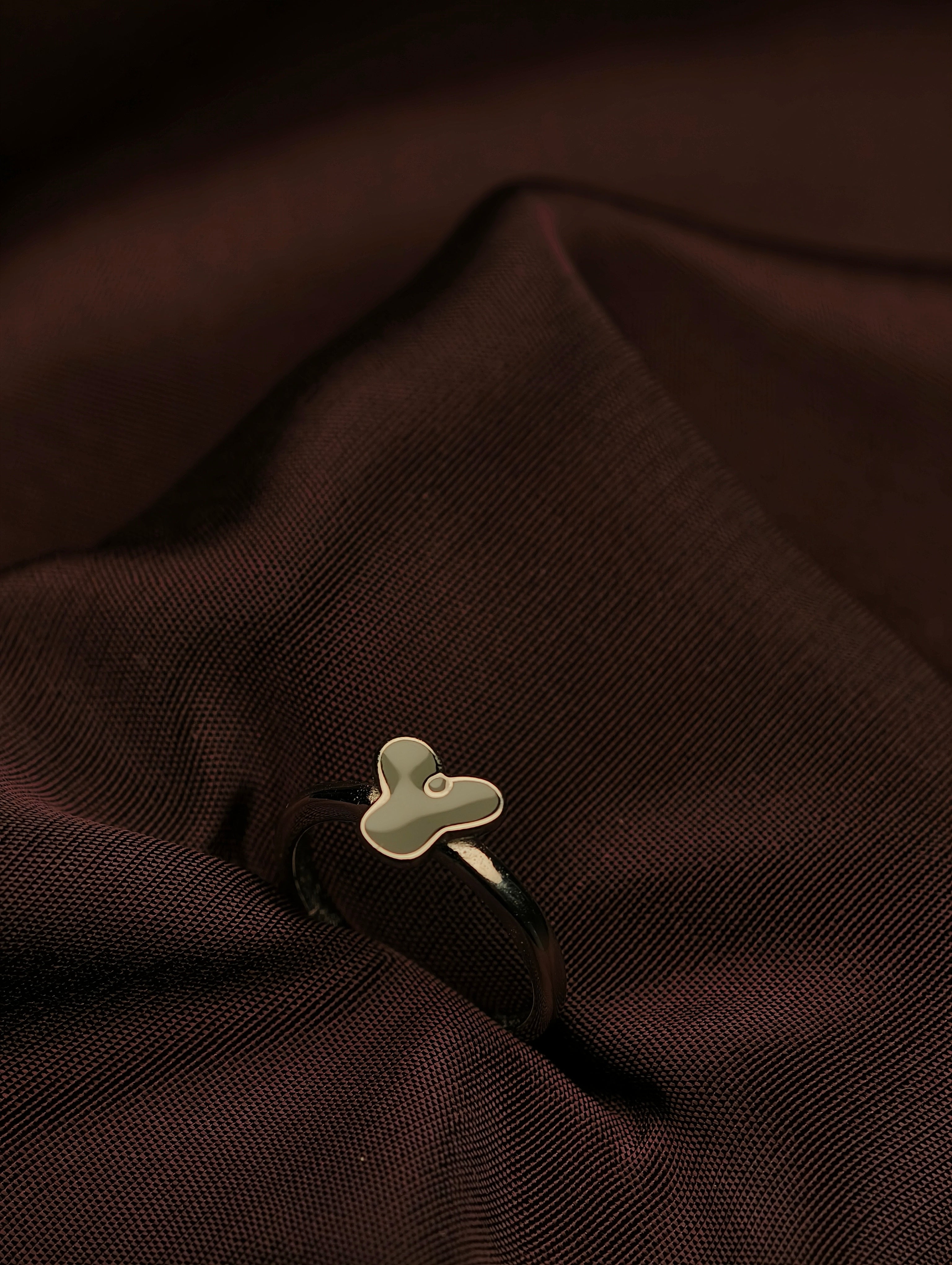 Olive Blossom Minimalist Baby Ring