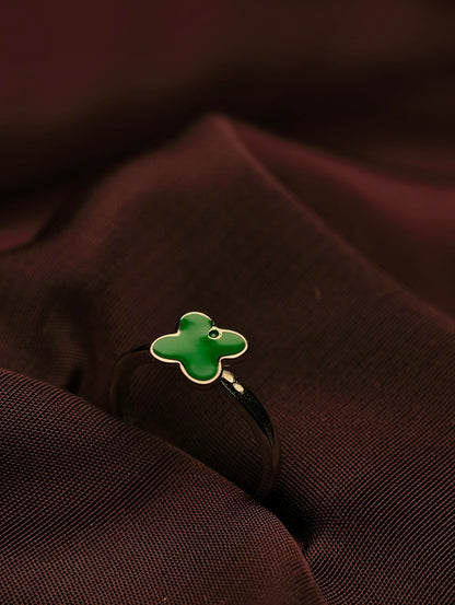 Lucky Clover Minimalist Baby Ring