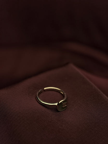 Ethereal Grey Minimalist Baby Ring
