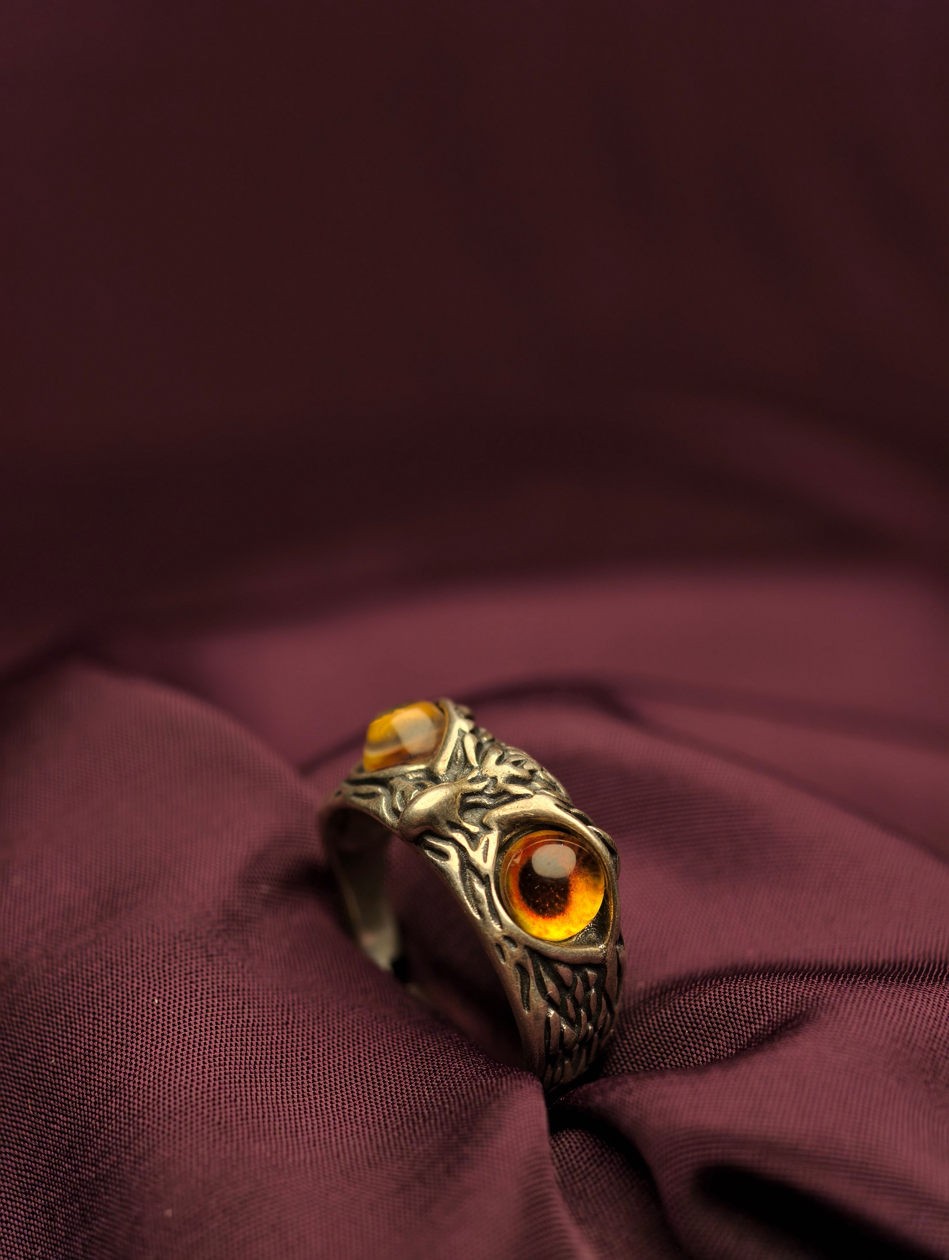 Gothic Owl Ring